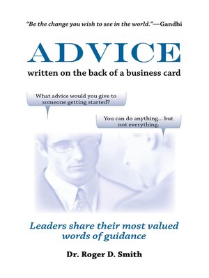 cover image of Advice Written on the Back of a Business Card